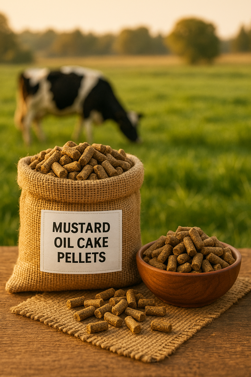 Mustard Oil Cake Pellets